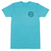 Crew Neck Tee - MAUI Petro Wave: Pacific Blue