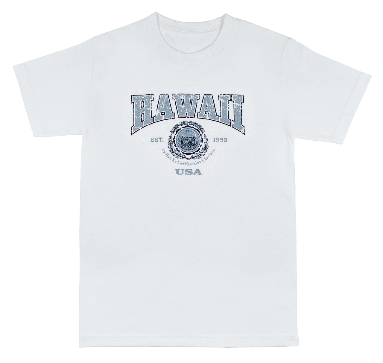 Vintage Dyed Tee - Collegiate: White
