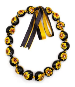 Kukui Nut Choker - Painted: Yellow