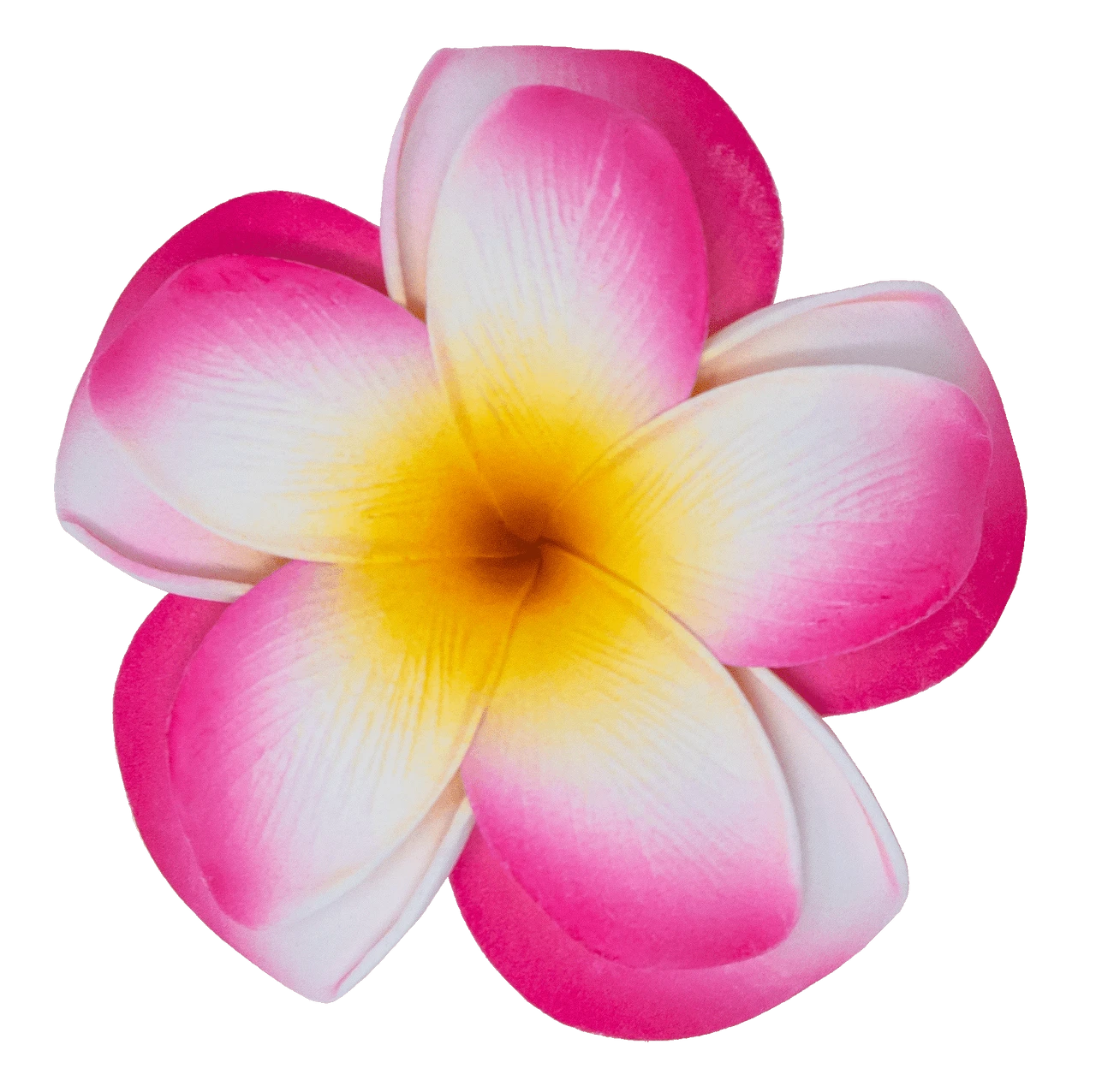 Large Double Plumeria Clip: Pink