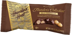 Hawaiian Host Founder's Collection Milk Chocolate Snack Bar 0.74oz SINGLE