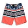 Men's Microfiber Board Shorts - Tri-Band Orange