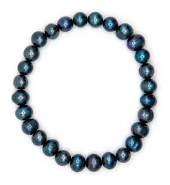 Freshwater Pearl Bracelet: Black