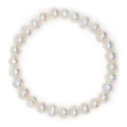 Freshwater Pearl Bracelet: White