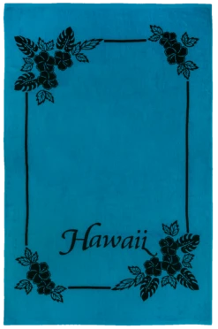 Large Blanket Beach Towel - Hawaii: Turquoise