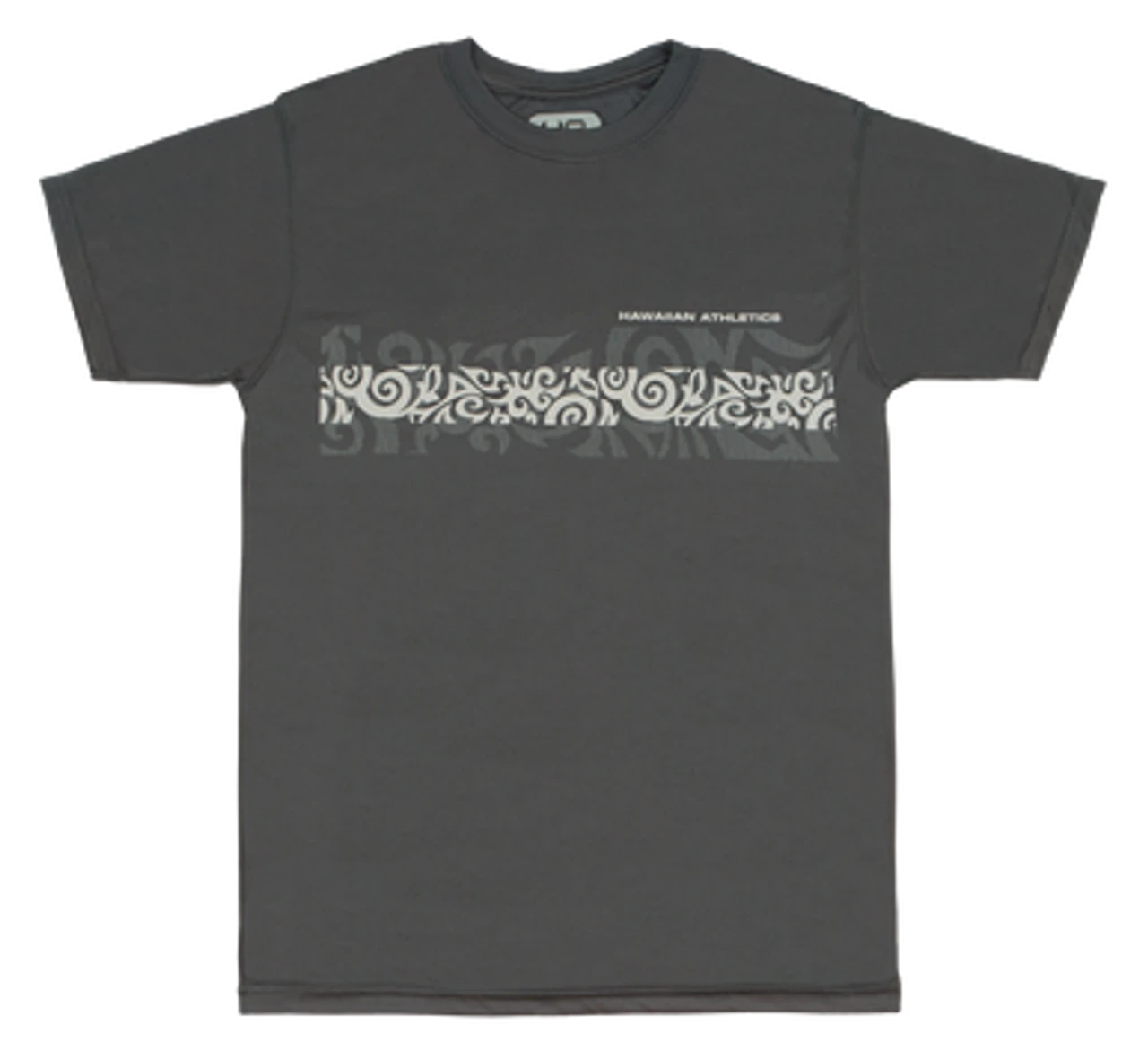 Hawaiian Athletics® Sports Tee - Tribal Band: Charcoal Heather