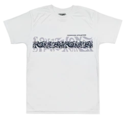 Hawaiian Athletics® Sports Tee - Tribal Band: White