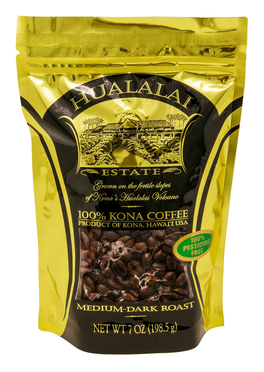Hualalai Estate 100% Kona Coffee 7oz: Whole Bean