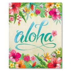 Hardcover Photo Album - 64 Pocket: Aloha Floral