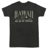 Crew Neck Tee - Islands Of Aloha: Charcoal Heather