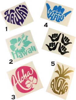 Tiki Toes 2" Sticker