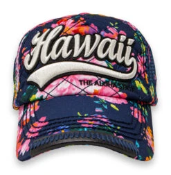Robin Ruth® Cap - HI Floral: Navy Pink