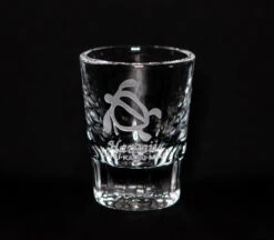Island Collection Hawaiian Design Etched Shotglass: Honu
