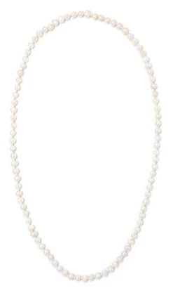 Freshwater Pearl Necklace 32": White
