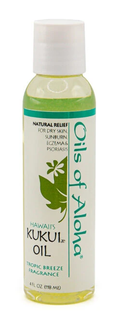 Oils Of Aloha - Kukui Nut Oil 4oz: Tropical Breeze