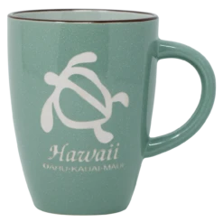Hawaiian Island Collection Mug - Honu: Light Green