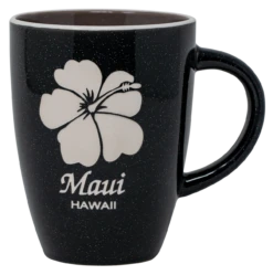 MAUI Island Collection Mug - Hibiscus: Dark Grey