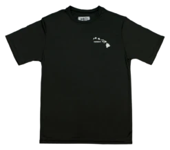 Hawaiian Athletics® Sports Tee - Islands Pocket: Black