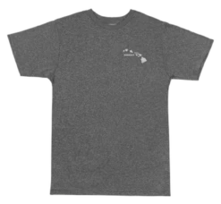 Hawaiian Athletics® Sports Tee - Islands Pocket: Charcoal Heather
