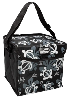Hawaiian Chill Buddy Collapsible Cooler - Medium: Black