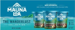 Mauna Loa Wanderlust Macadamia Nuts Gift Set Of Three - Sweet Collection