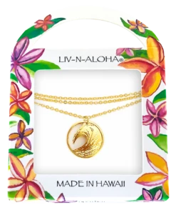 Liv-N-Aloha® Gold Wave Necklace