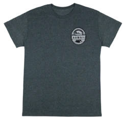 Crew Neck Tee - Waikiki Beach: Charcoal Heather
