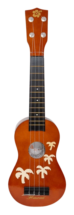 Hawaiian Standard Wooden Ukulele: Palm Tree Design