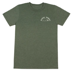 Crew Neck Tee - Tropic: Green Heather