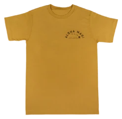 Crew Neck Tee - MAUI Tropic: Gold