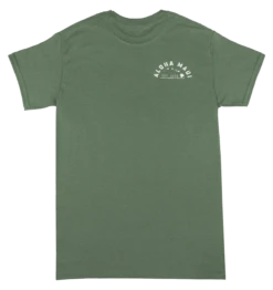 Crew Neck Tee - MAUI Tropic: Green Heather