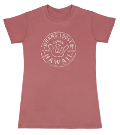 Island Girl® Surf Tee - Hangloose: Rose