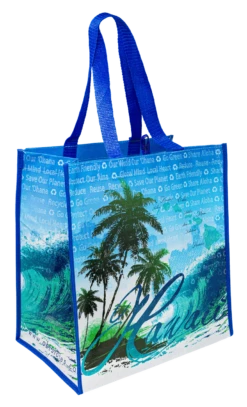 Hawaiian Design Reusable Bag: Island Waves