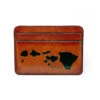 Mens Slim Minimalist Wallet - Hawaiian Islands: Light