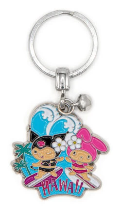 SANRIO Hello Kitty® Keyring: My Melody & Kuromi Surf