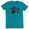 Ladies Crew Neck Tee - Aloha Scenic: Turquoise Heather
