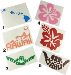 Tiki Toes 4" Sticker