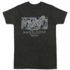 Crew Neck Tee - MAUI Hangloose Frame: Charcoal Heather