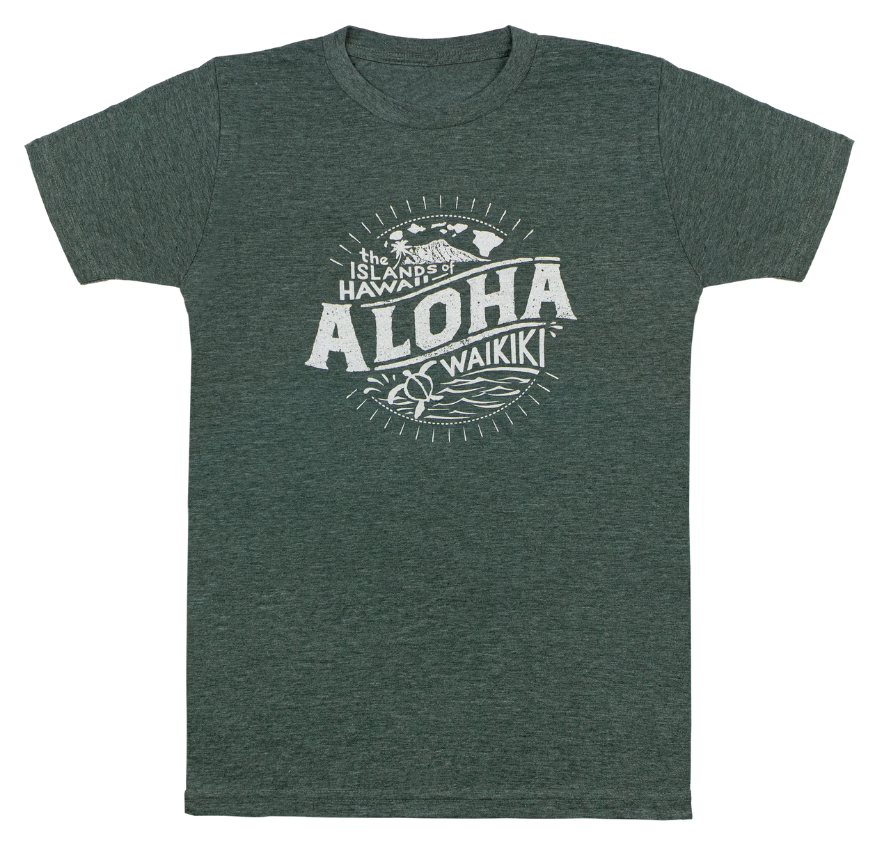 Vintage Dyed Tee - Islands: Green Heather