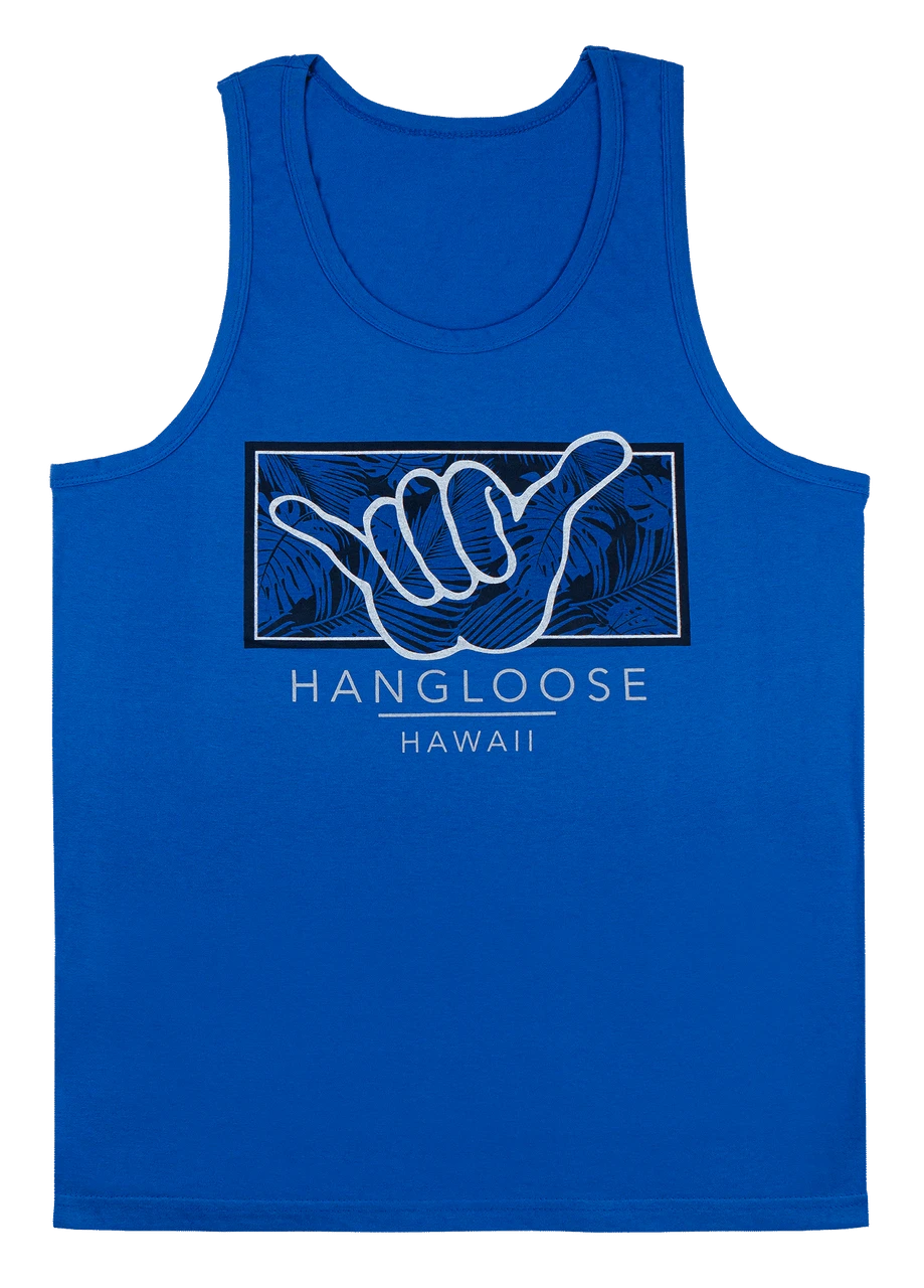 Men's TANK TOP - Hangloose Frame: Blue