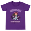 Hawaiian Performance Surfwear® Child's Tee - Mermaid: Purple