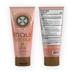 Maui Vera Organic Mineral Sunscreen SPF30 6.5oz