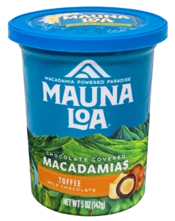 Mauna Loa Macadamia Nuts Single Cup - Milk Chocolate Toffee*