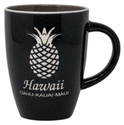 Hawaiian Island Collection Mug - Pineapple: Dark Grey