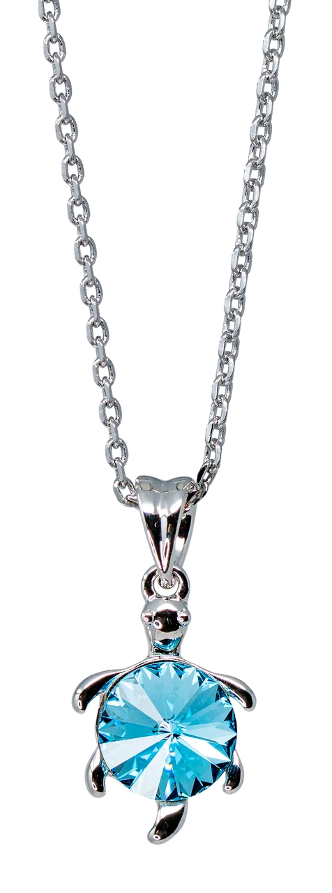 Turtle With Crystal Necklace - Image 4