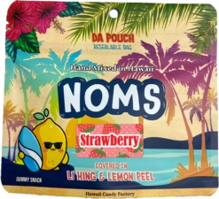 NOMS Li Hing & Lemon Peel Candies: Strawberry