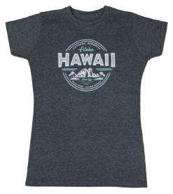 Island Girl® Surf Tee - Island Life: Charcoal Heather