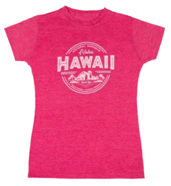 Island Girl® Surf Tee - Island Life: Fuschia Heather