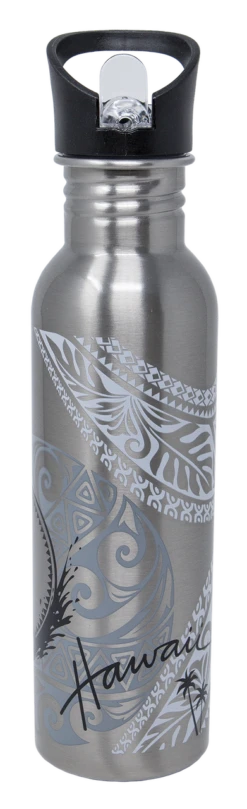 Stainless Steel Hydration Bottle 25oz: Tribal Surf