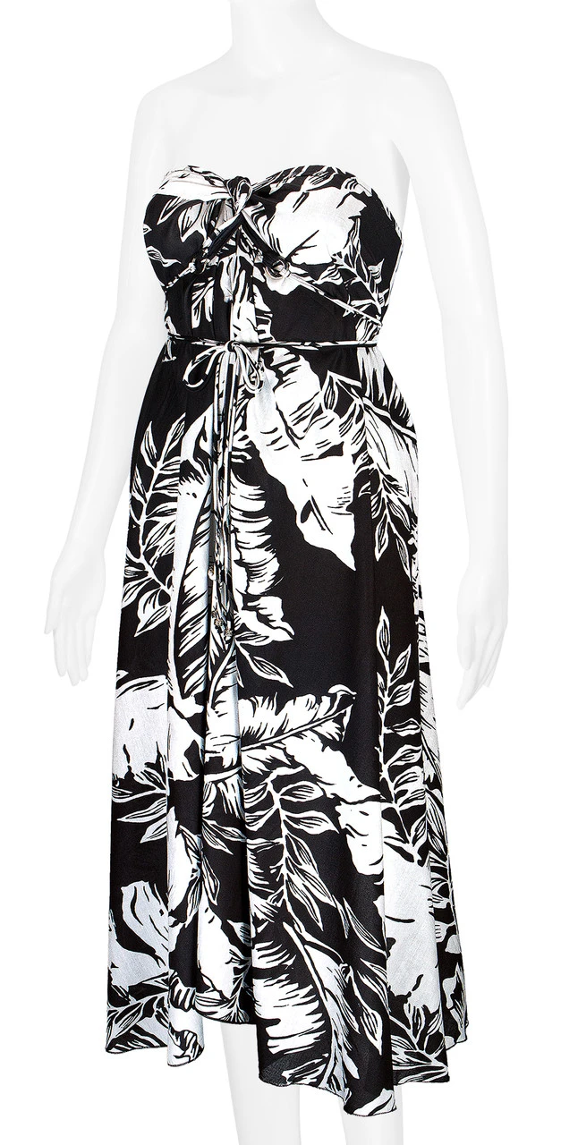 Robin Ruth® Maxi Dress: Monochrome Leaf - Image 10